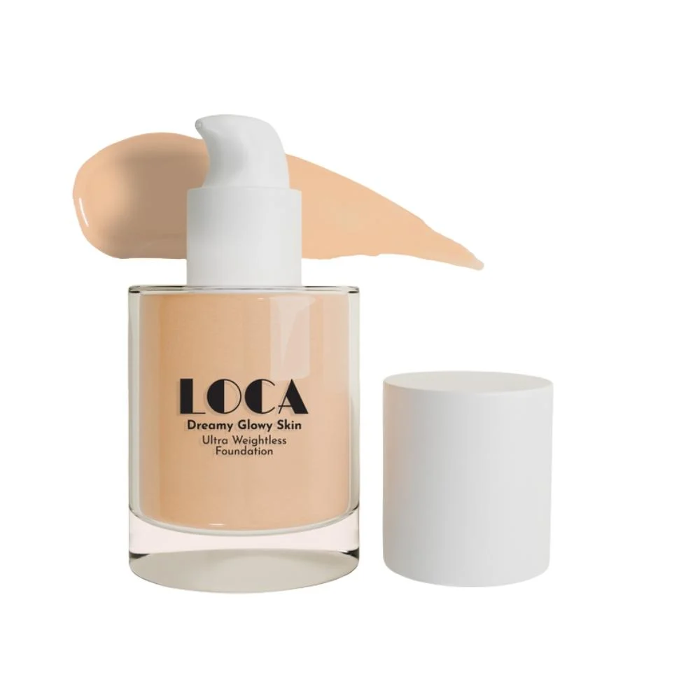 كريم أساس دريمي غلوي سكين خفيف الوزن للغاية كابتشينو دافئ متوسط ​​فاتح من لوكا 02